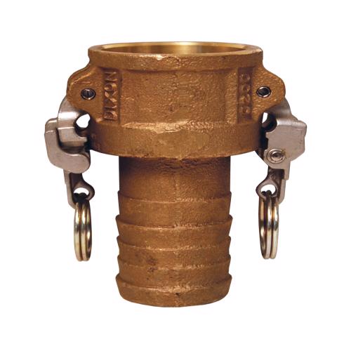 Brass EZ Boss-Lock™ Type C Coupler x Hose Shank